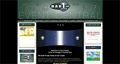 Desktop Screenshot of bar1events.com